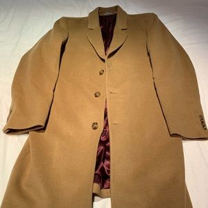Michael Kors Cashmere Wool Topcoat Overcoat 44R